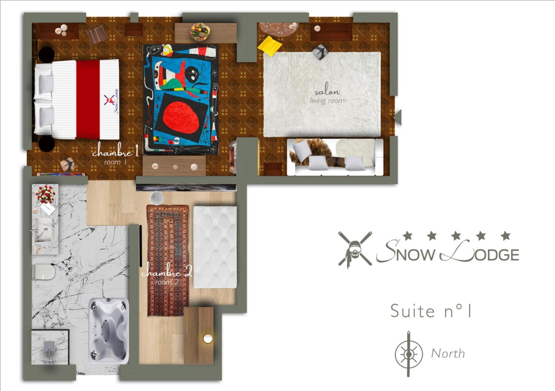Snow Lodge Hotel Courchevel 1850 Eksteriør bilde