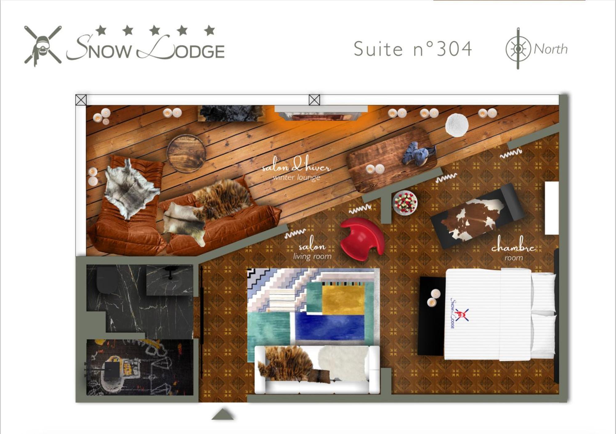 Snow Lodge Hotel Courchevel 1850 Eksteriør bilde