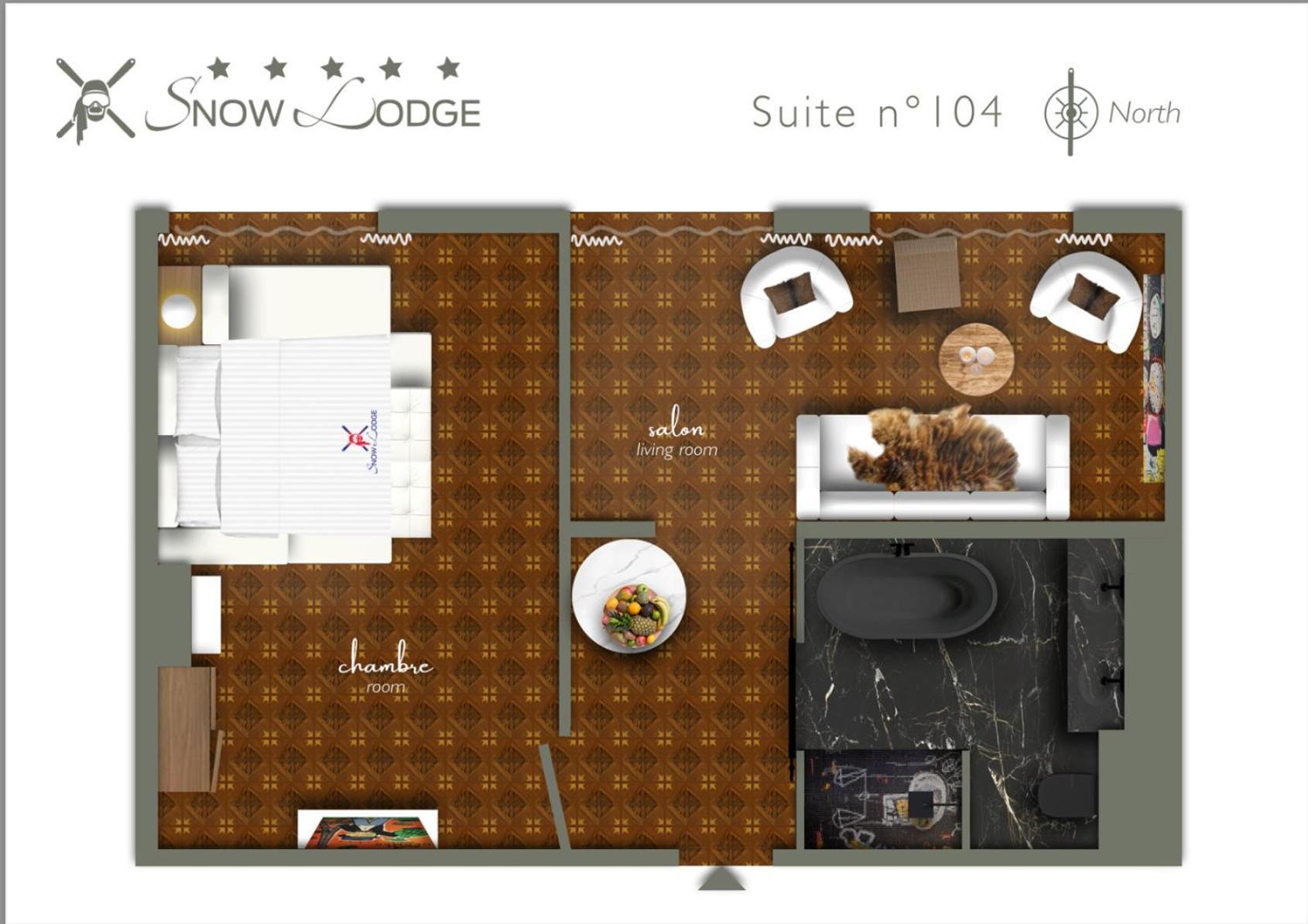 Snow Lodge Hotel Courchevel 1850 Eksteriør bilde