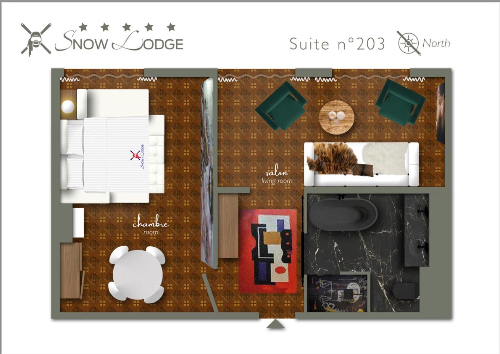 Snow Lodge Hotel Courchevel 1850 Eksteriør bilde